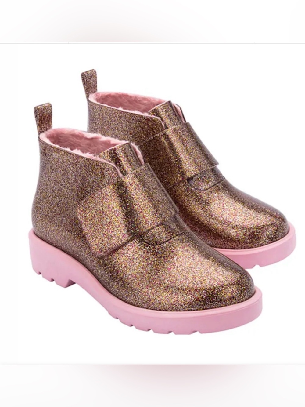 Mini Melissa Toddler Chelsea Glittery Bootes - Picture 2 of 15